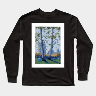 Gum Trees in the Afternoon - Oil on Board Long Sleeve T-Shirt